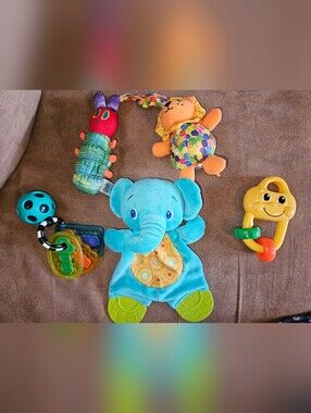 Infant Lot Of 5 Sensory Toys